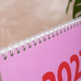 2027 Colourburst Desk Calendar, 16 pages, made in the UK