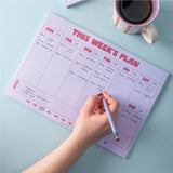 A4 Weekly Planner Pad | Lilac & Plum