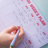 A4 Weekly Planner Pad | Lilac & Plum