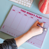 A4 Weekly Planner Pad | Lilac & Plum