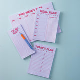 A4 Weekly Planner Pad | Lilac & Plum