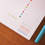 Eco-conscious A4 desk planner pad for home, office or school use - with habit tracker