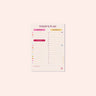A5 Colour Theory Daily Planner Pad by Good Tuesday, colour-blocked daily planner pad