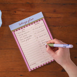 Daily Planner Pad A5 | Berry Stripe