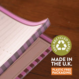 Daily Planner Pad A5 | Berry Stripe