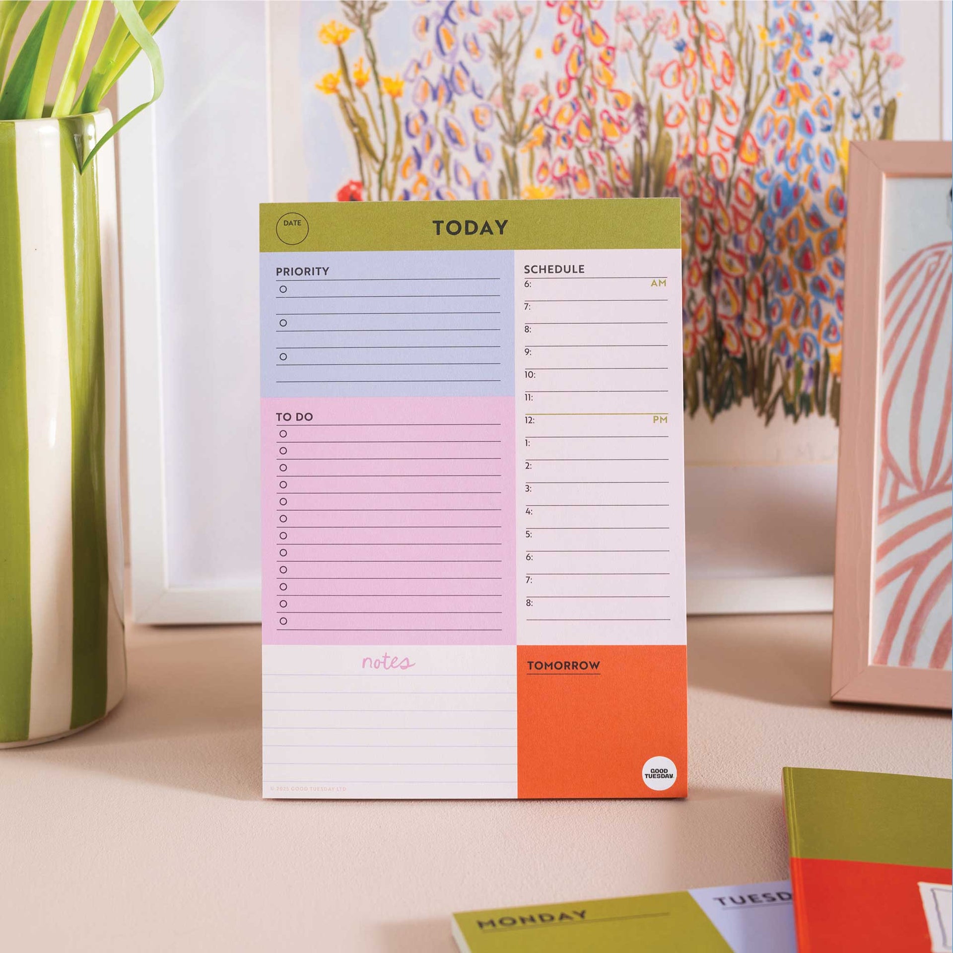A5 Daily Planner Pad Block My Life