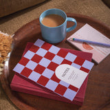 A5 Blue Berry Check Notebook