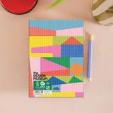 A5 Building Design Museum Notebook, back cover, 100% recycled paper