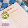 A5 weekly planner pad. meal planner and shopping list. 50 page meal planner