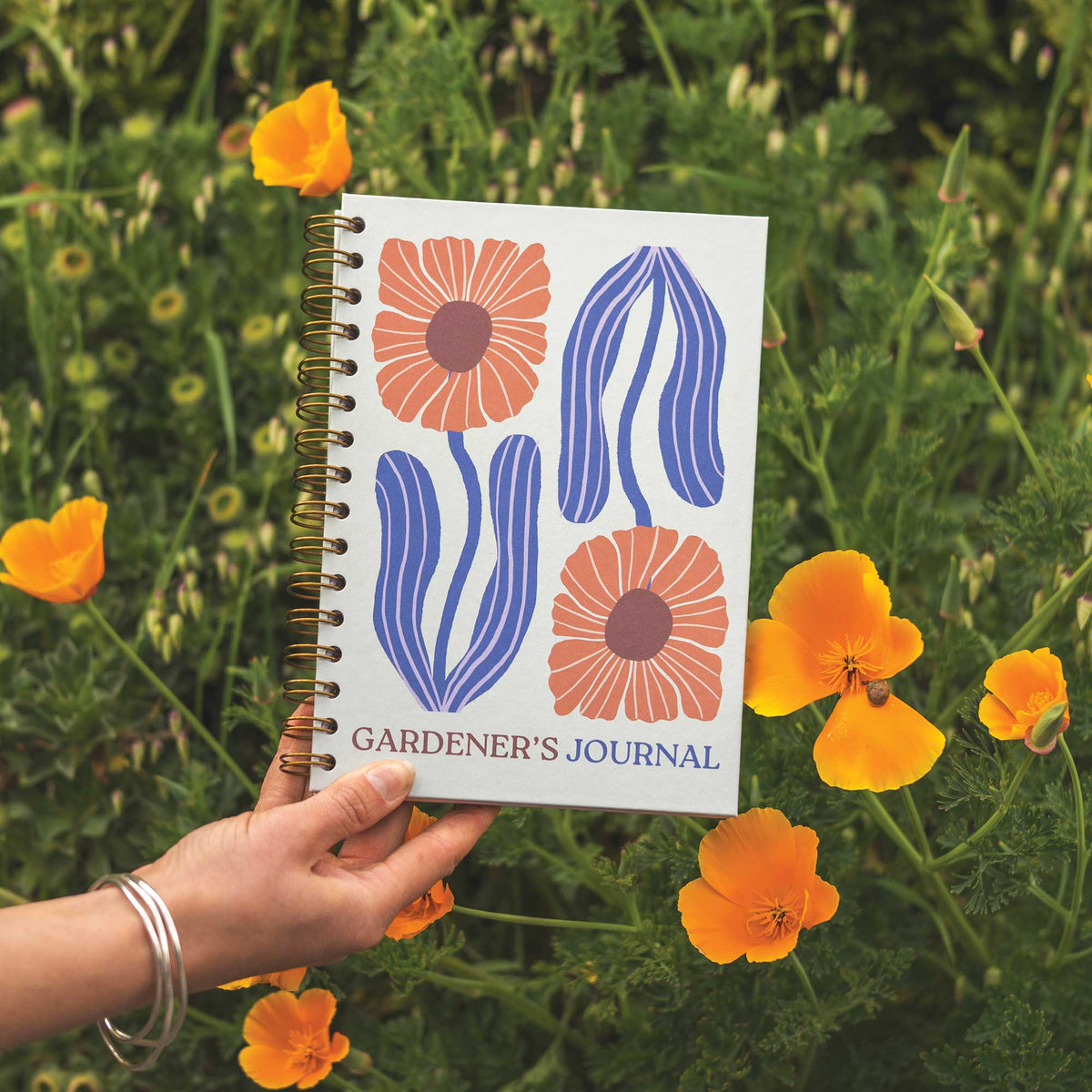 A5 Bloom Gardeners Journal Hardback