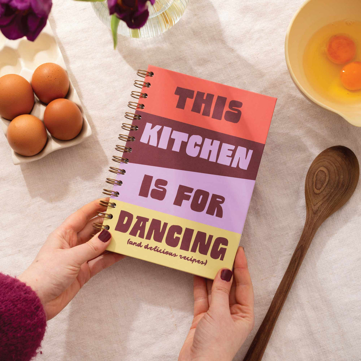 Recipe Book Journal A5 Hardback Kitchen Dancing