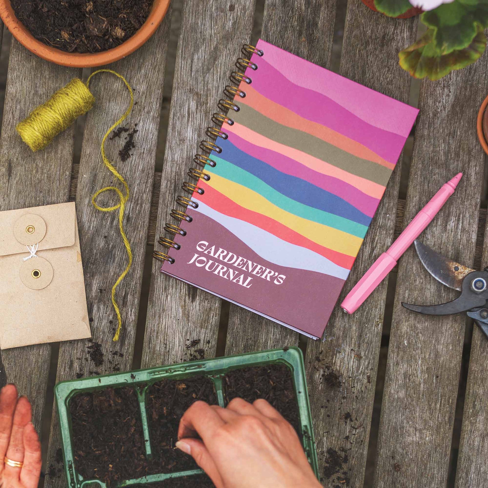 A5 Layers Earth Gardeners Journal Hardback