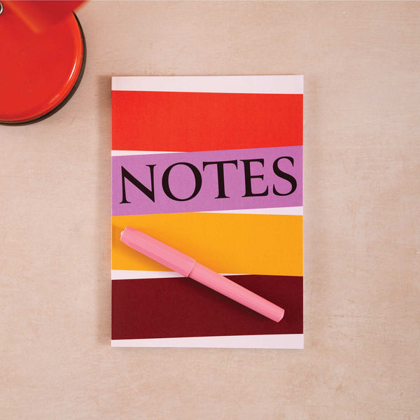 a5 lined notebook. recycled paper notebook. UK made notebook.