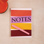 a5 lined notebook. recycled paper notebook. UK made notebook.