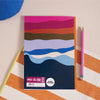 a5 lined notebook. recycled paper notebook. UK made notebook.