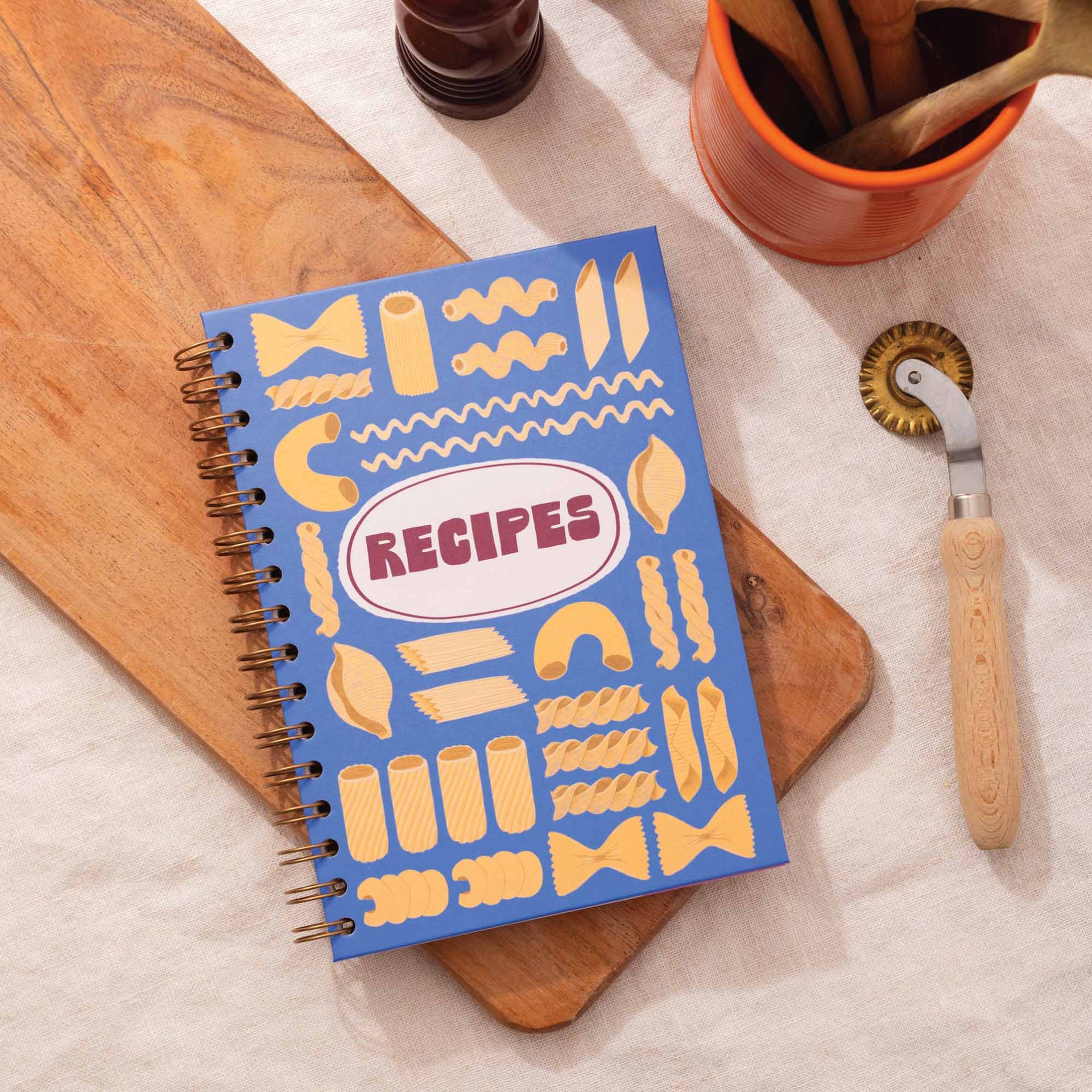 Recipe Book Journal A5 Hardback Love Pasta