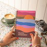 A5 Wanderlust Travel Journal with a vibrant cover design, perfect for documenting travel adventures.