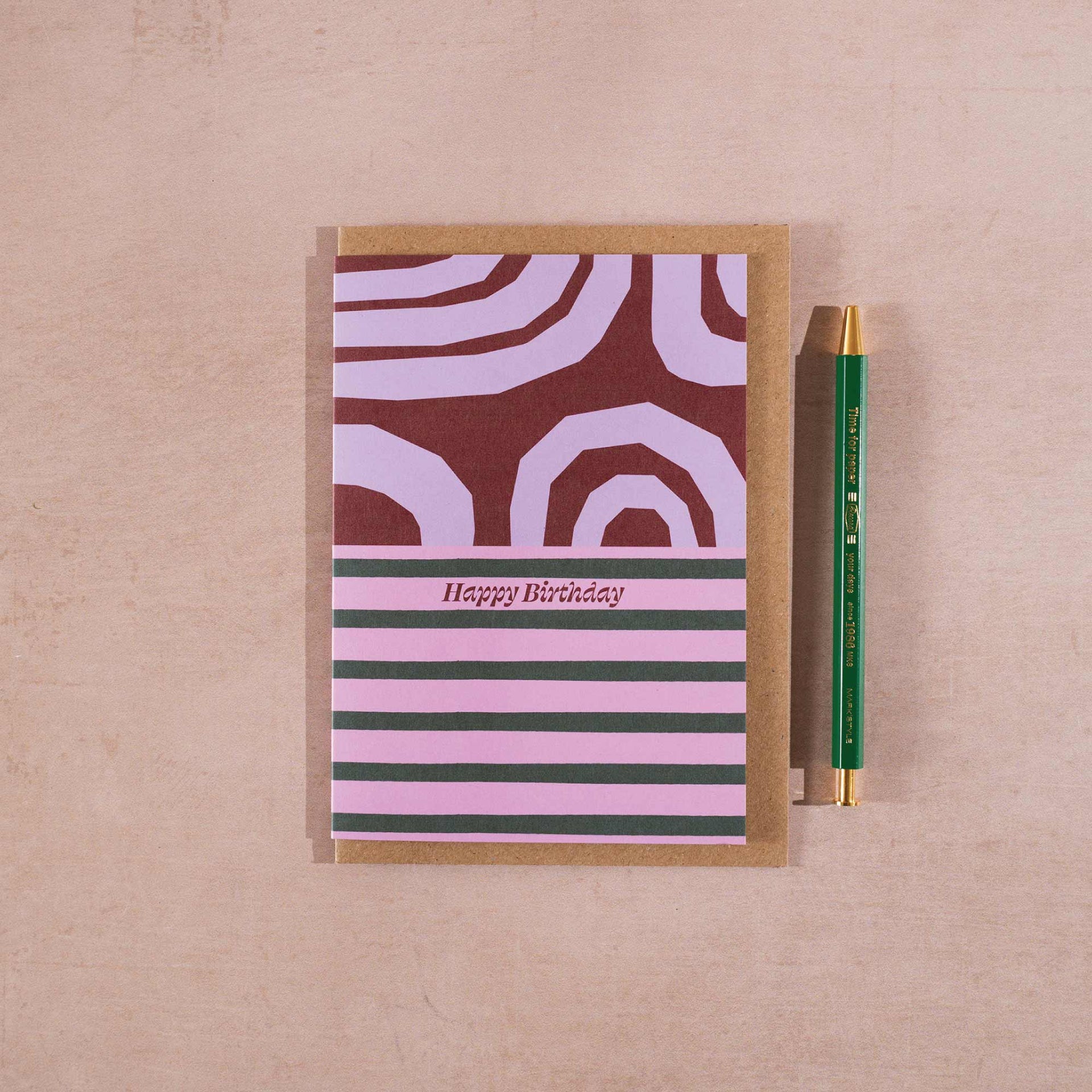 Boho Shapes Birthday Card A6
