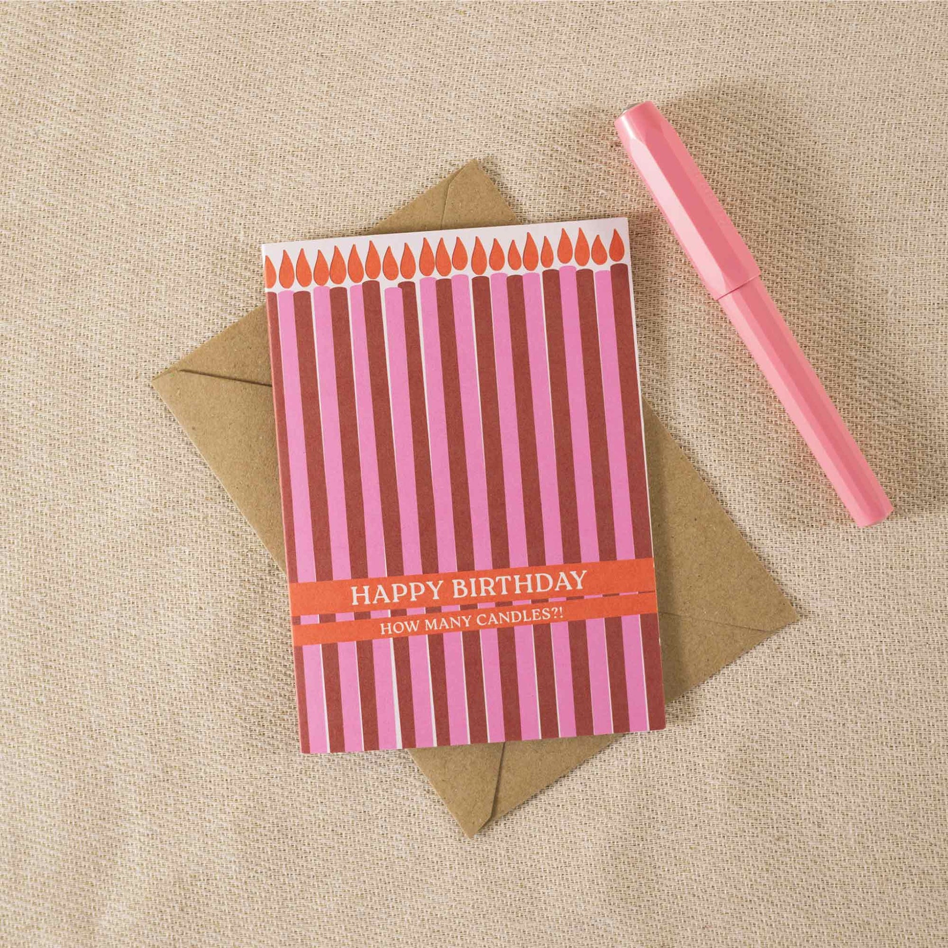 Counting Candles Birthday Card A6