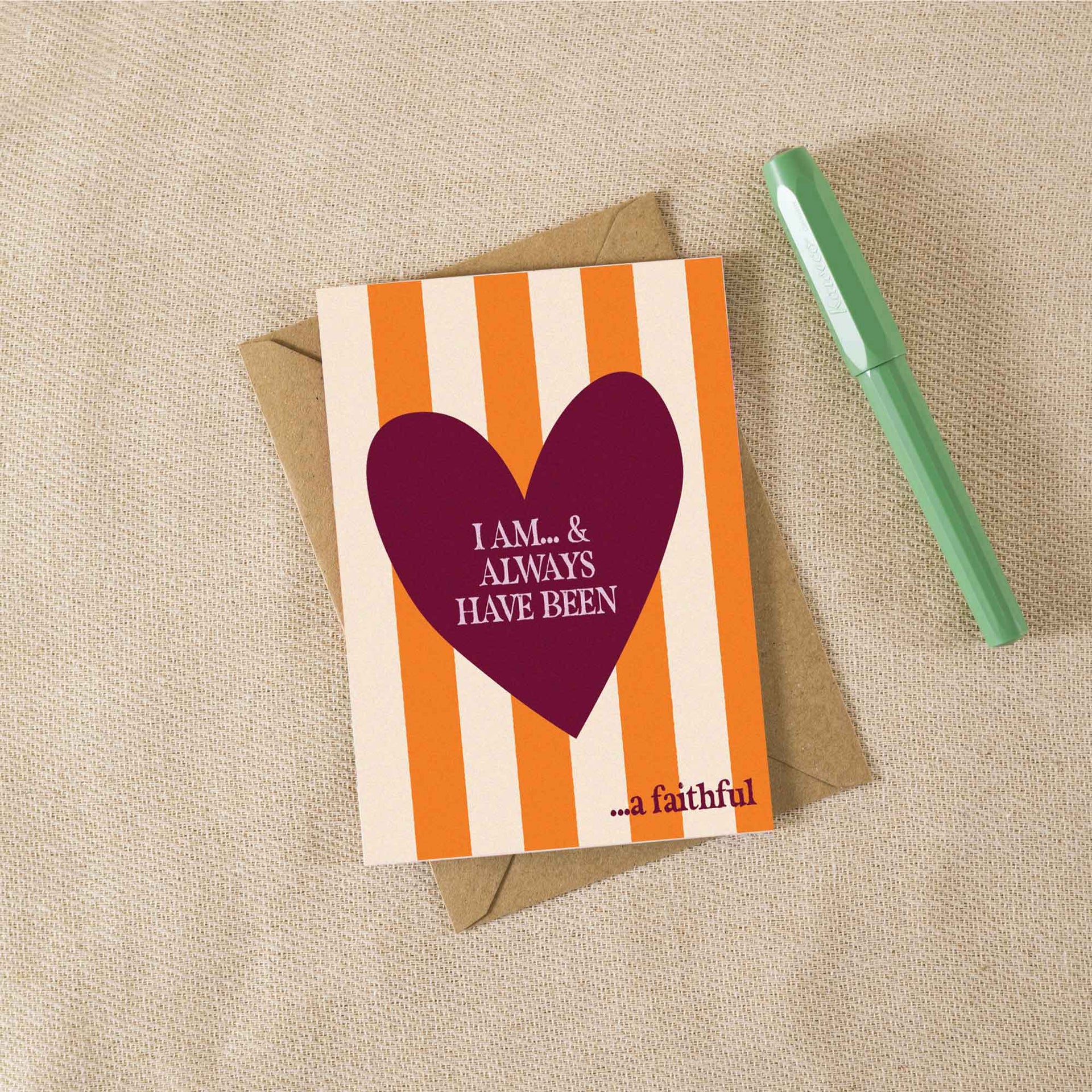 Faithful Greeting Card A6