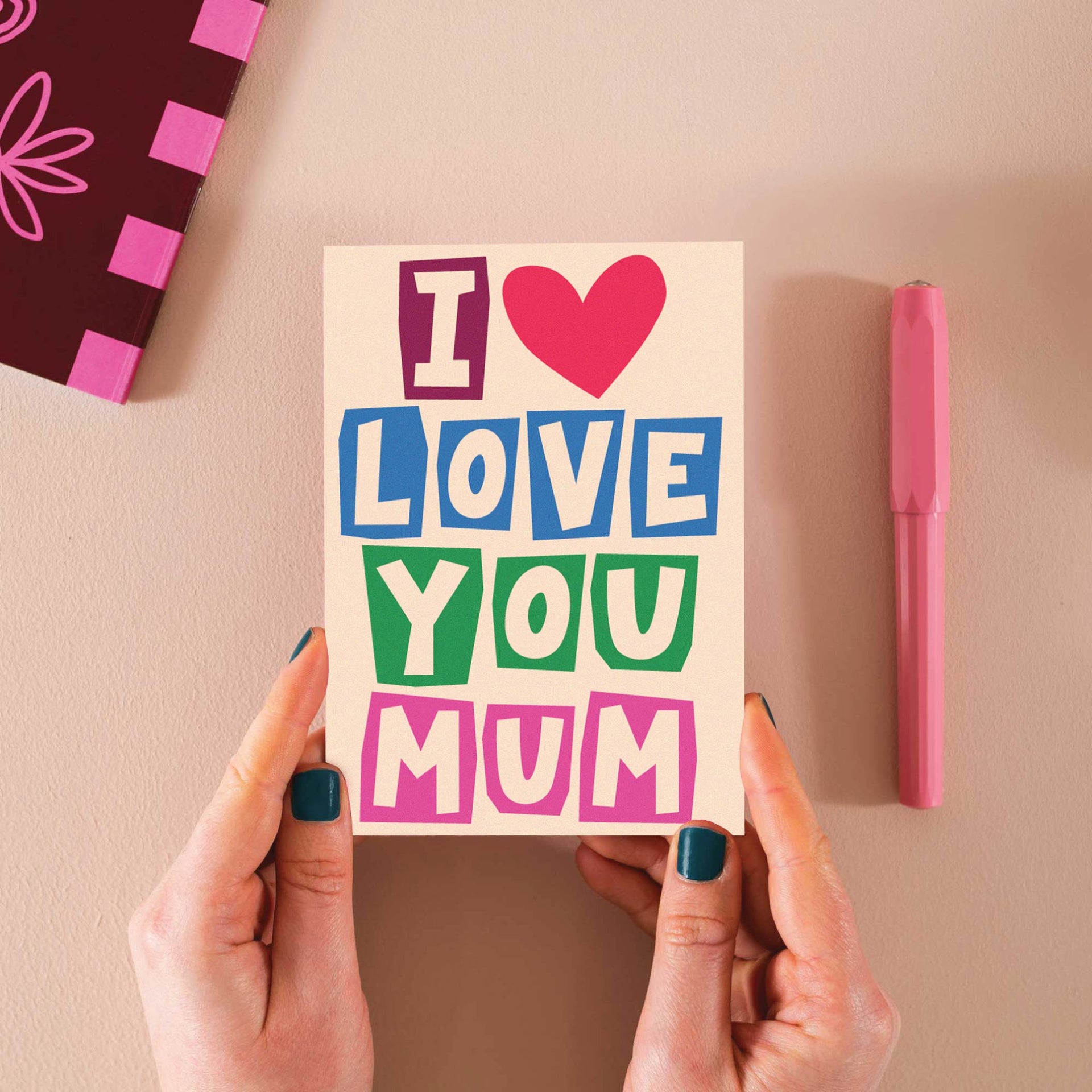 Heart You Mum Card A6