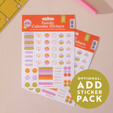 Two packs of Family Calendar Stickers 