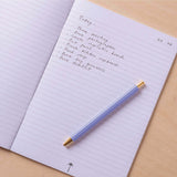 a5 lined notebook - tidal line illustrations. 100% recycled paper notebook. made in the UK. ocean inspired