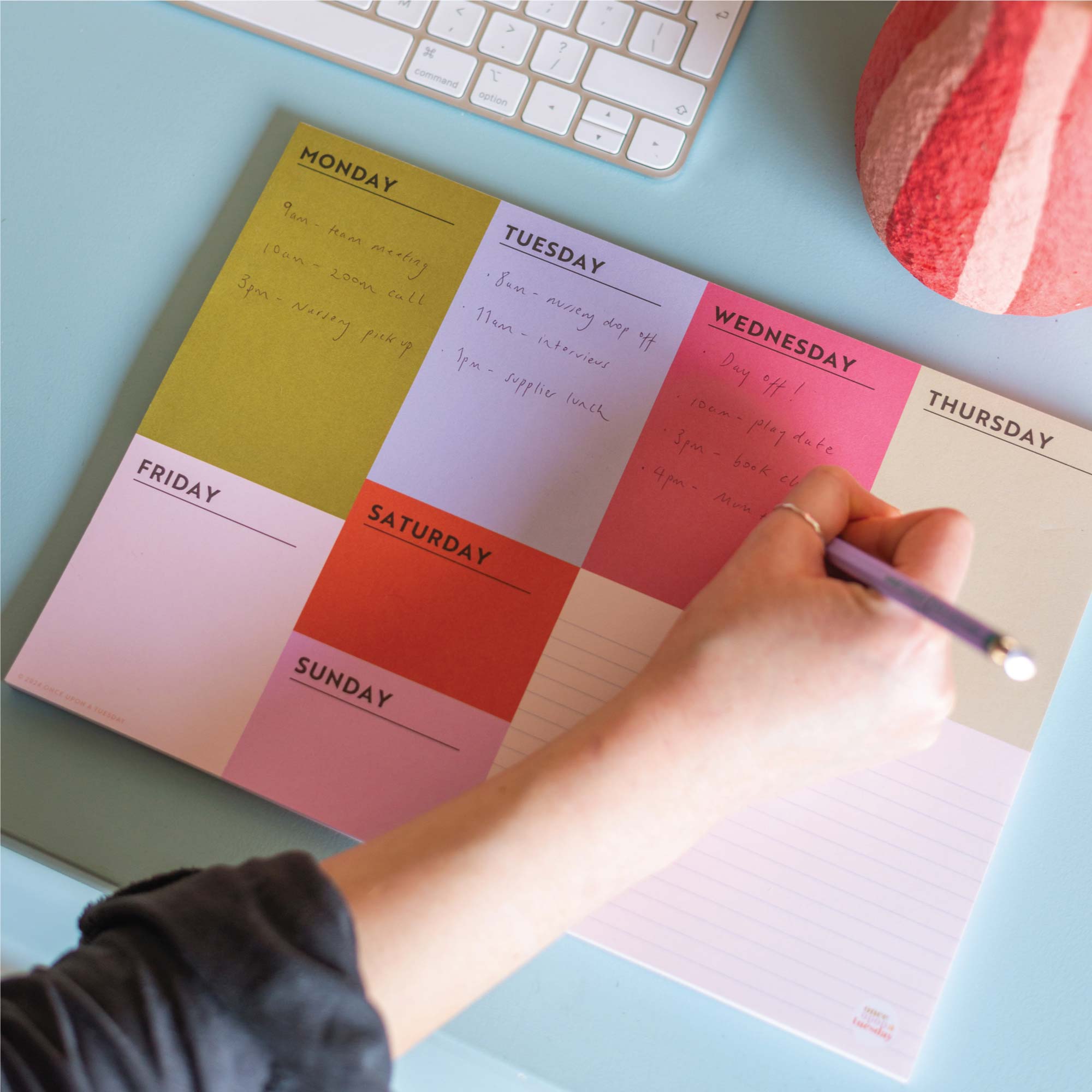 Study Pad Blocks A4 Block My Life Weekly Planner Pad | Good Tuesday