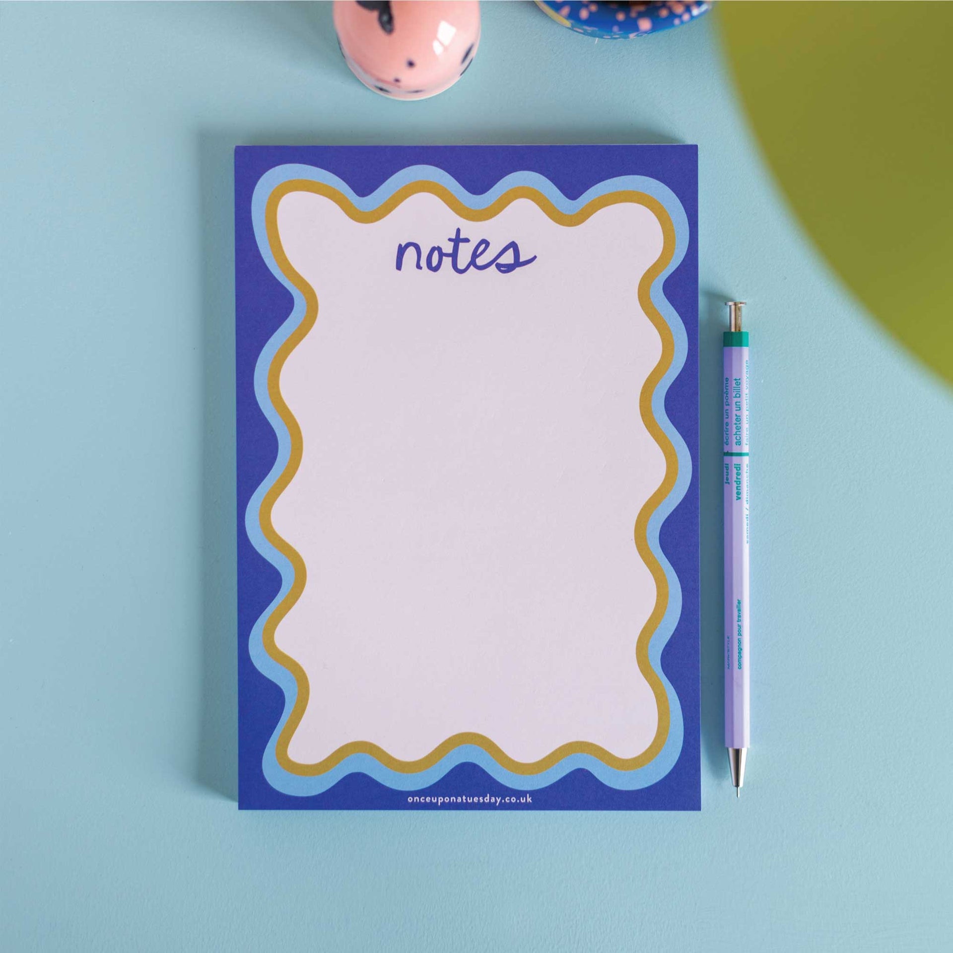 Wavy A5 Notepad