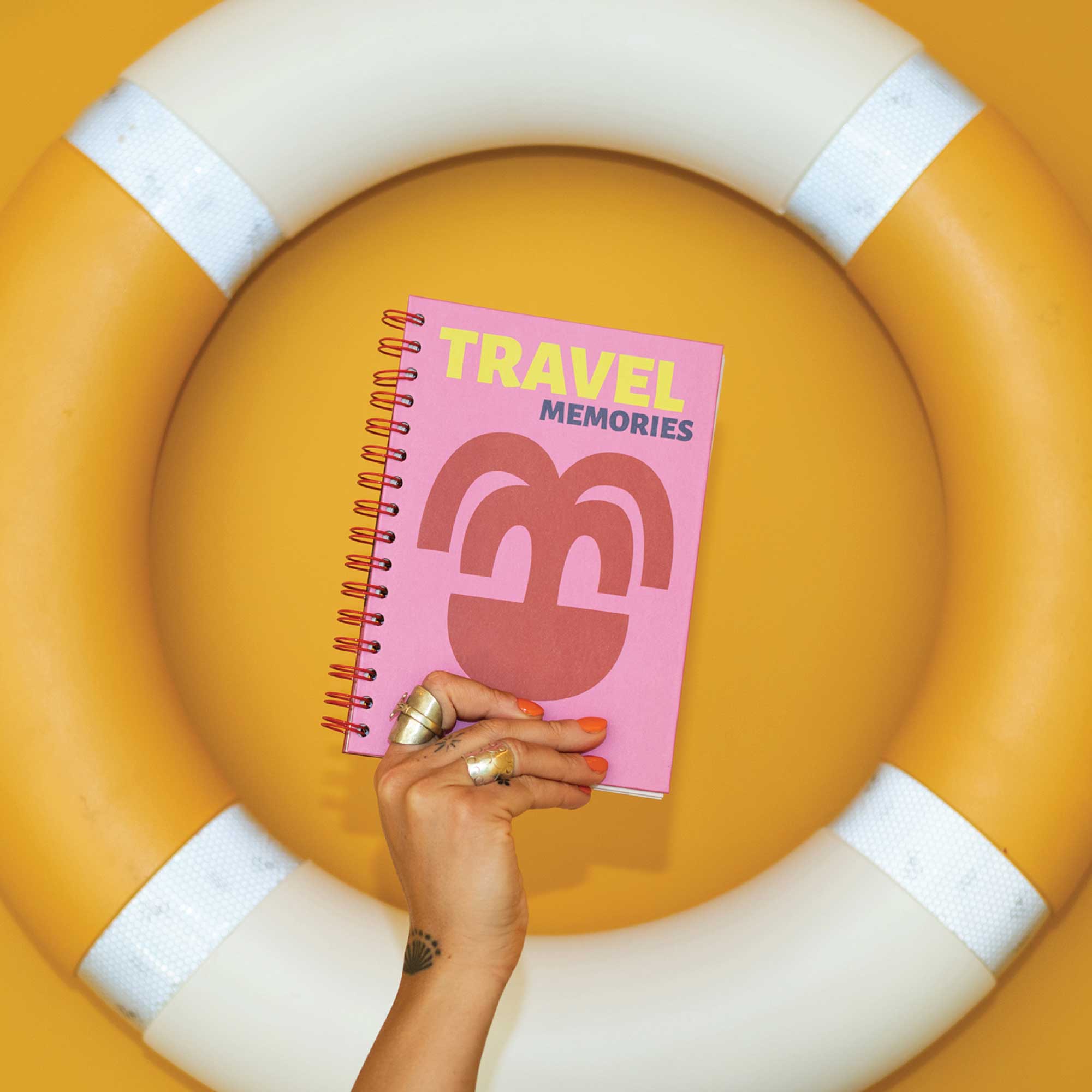 A5 Bold Escapes Travel Journal – Colourful Travel Notebook, Trip Memory Book, Adventure Log, 100% Recycled Paper, UK Made