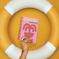 A5 Bold Escapes Travel Journal – Colourful Travel Notebook, Trip Memory Book, Adventure Log, 100% Recycled Paper, UK Made