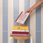 A5 Book Vibe Reading Journal with a colourful abstract cover design, ideal for tracking and reviewing your reads.