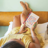 A5 Book Vibe Reading Journal with a colourful abstract cover design, ideal for tracking and reviewing your reads.