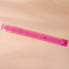 30cm Ruler. Recycled Leather Ruler. Handmade in the UK.