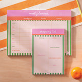 Cabana Stripe Shopping List & Meal Planner Set