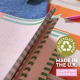 Cabana Stripe Shopping List & Meal Planner Set