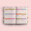 2025 week to view planner. annual diary. 100% recycled paper. made in the UK.