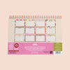 Back cover of 2025–2026 academic desk calendar in flip format
