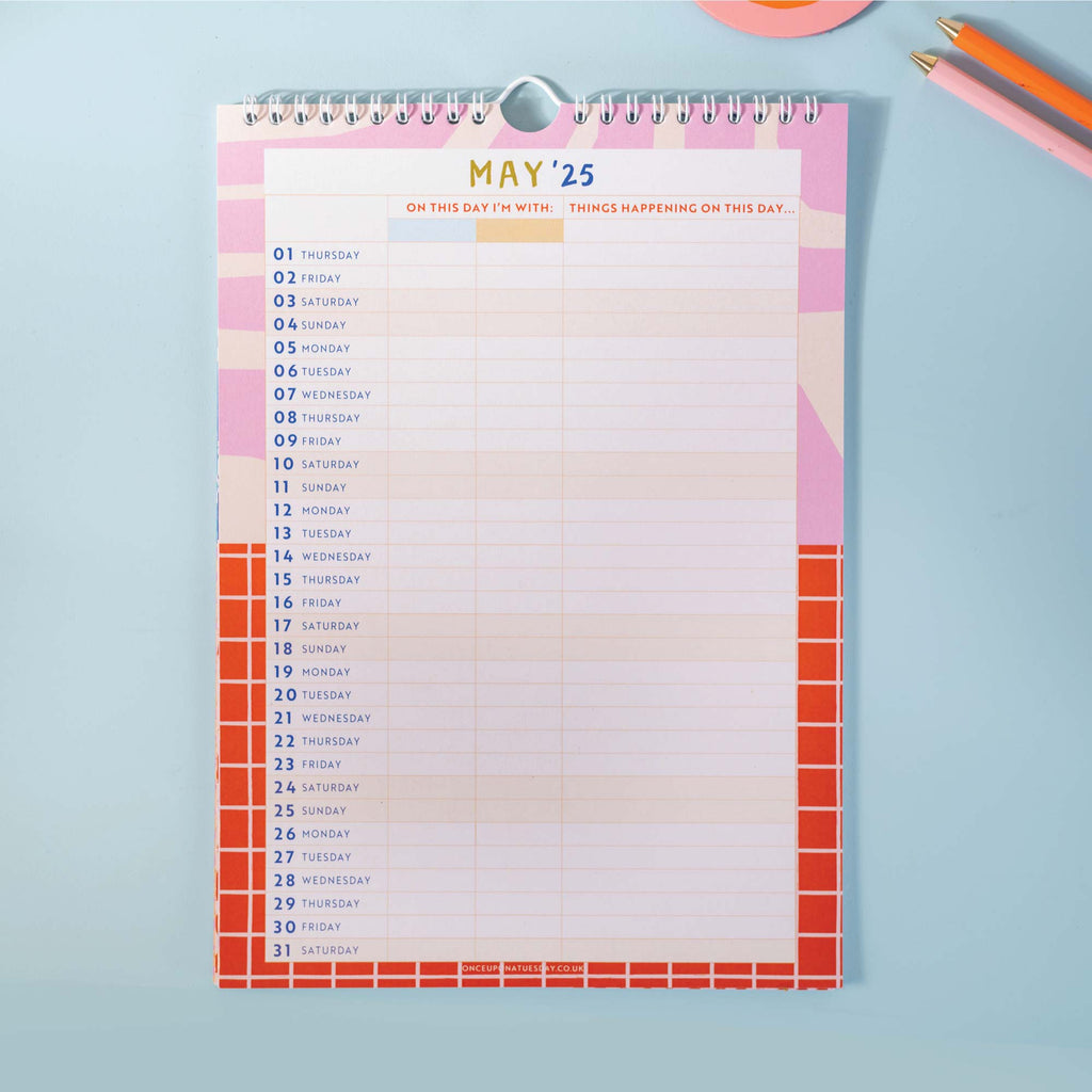 2025 kids calendar. co parenting calendar. calendar for kids. two homes. 100% recycled paper