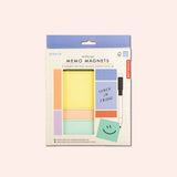 Colourblock memo magnets by Kikkerland, sold at Good Tuesday, for holding notes and reminders