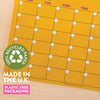 undated calendar. start any month. landscape planner. hanging calendar.