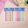 Corner and Dots Planner Stickers – Colourful, customisable stickers for calendars, diaries, and bullet journals. Made from 100% recycled, biodegradable paper.