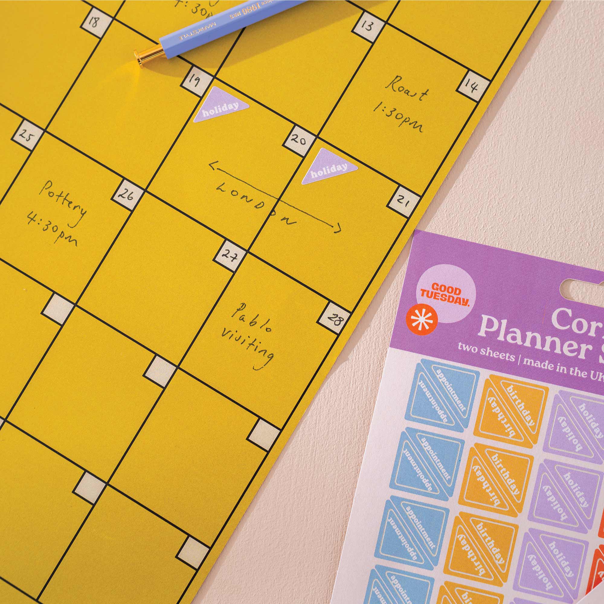 Corner Planner Stickers – Organise Your Way | Good Tuesday