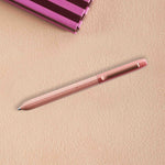 Faber-Castell Avori Blue ink ballpoint pen. Inner Fire colour. Peaches. 