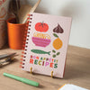 A5 Blank Recipe Book. Family Recipe Book. Keepsake. Foodies. Food Lovers. 100% Recycled Paper. Made in the UK.