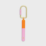Inkerie On-the-Go Keychain Pen | Orange and Pink