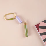 Inkerie On-the-Go Keychain Pen | Purple and Green