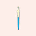 Kikkerland multicolour vintage pen in Blue, shown in close-up