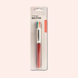 Kikkerland multicolour vintage pen in Red, sold at Good Tuesday