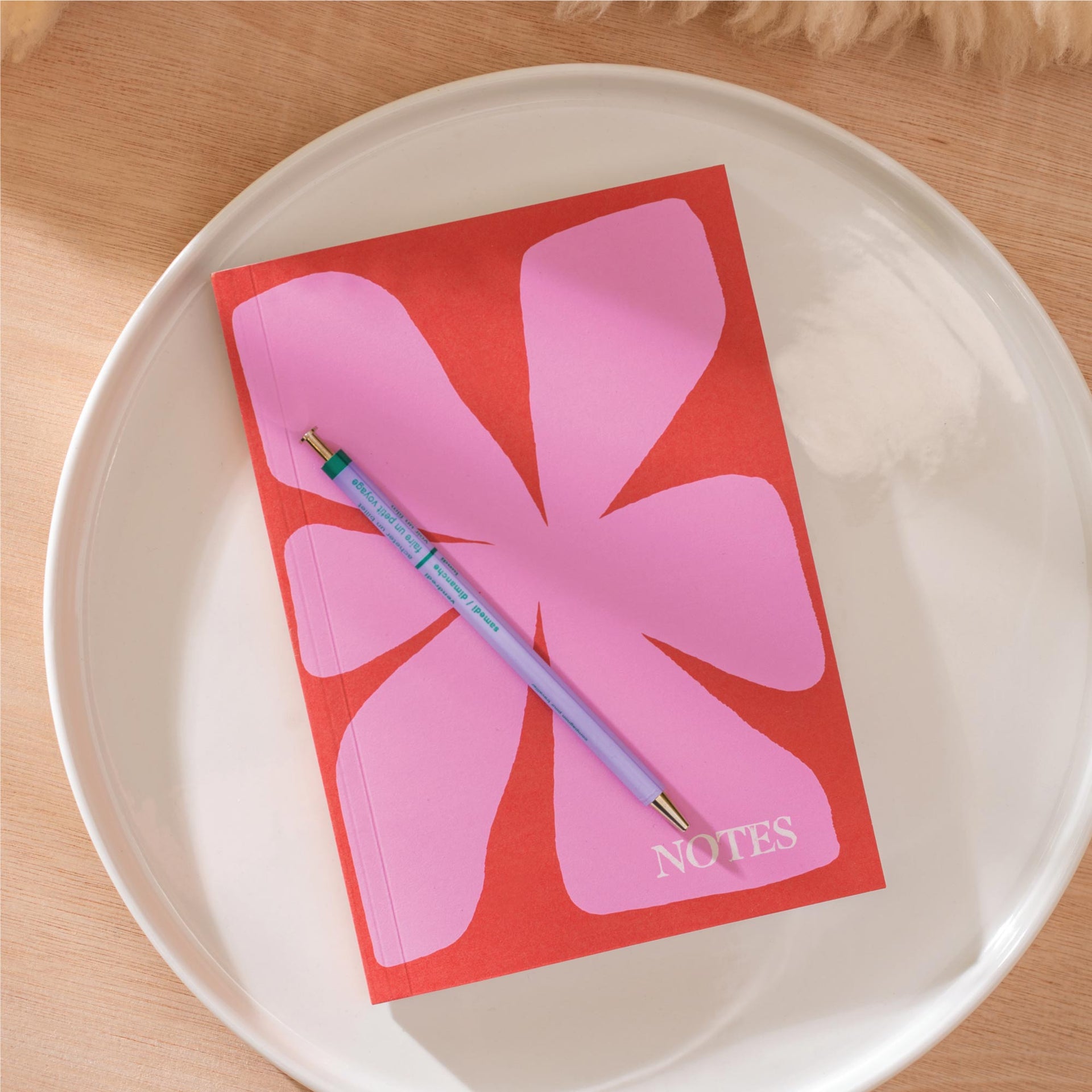 A5 Lay Flat Notebook Les Fleurs Lined